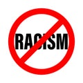 Anti racism vector banner. black lives matter. stop racist. racial diversity race concept. together against racial discrimination