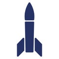 Anti radar missile Isolated Vector Icon which can easily modify or edit