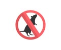 Anti rat sign. Anti rodent sign. Pest control logo design. The prohibition sign of the rat. No rats icon symbol vector design.