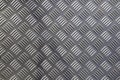 Anti-slip metal platform background texture. Metal sheet of industrial flooring Royalty Free Stock Photo