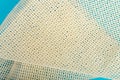 Anti-Slip Underlay to Prevent Rugs from Moving, Rubber Mesh for Placing Under Carpet Royalty Free Stock Photo