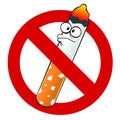 Anti smoke sign Royalty Free Stock Photo