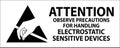 Anti-Static Labels: Attention Observe Precautions for Handling