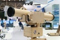 Anti-tank missile system. ATGM of Ukrainian production at the international exhibition ARMS AND SECURITY - 2021. Kiev. Ukraine -
