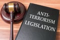 Anti-terrorism legislation and security concept Royalty Free Stock Photo