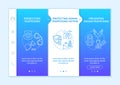 Anti-trafficking measures elements onboarding vector template