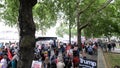 Anti Trump protest march - London