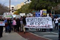 Anti-Trump Protest Tallahassee, Florida Royalty Free Stock Photo
