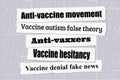 Anti-vaxxers Royalty Free Stock Photo