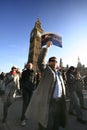 Anti-war demonstration in London