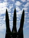 Antiaircraft Missiles Royalty Free Stock Photo
