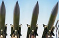 Antiaircraft missiles Royalty Free Stock Photo