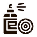 Antibacteria Spray Kill Microbe Vector Sign Icon