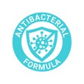 Antibacterial formula stamp