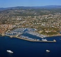 Antibes Aerial View, Cote d`Azur Provence France
