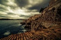 Antibes, France: city in French Riviera between Cannes and Nice Royalty Free Stock Photo