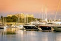 Antibes Harbor - Port Vauban in Antibes, French Riviera, France Royalty Free Stock Photo