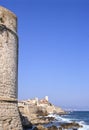 Antibes ramparts Royalty Free Stock Photo