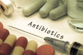 Antibiotics Royalty Free Stock Photo