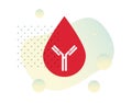 Antibody - Complex Protein in Blood Sample - Icon