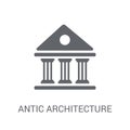 antic Architecture icon. Trendy antic Architecture logo concept
