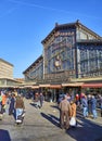 Antica Tettoia delle Orologio, Porta Palazzo market. Piazza della Repubblica, Turin, Italy