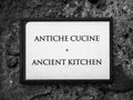 antiche cucine Royalty Free Stock Photo