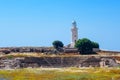 Antient greek amphitheater and lighthouse