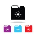 Antifreeze. Silhouette. Canister. icon. Elements of car repair multi colored icons. Premium quality graphic design icon. Simple ic