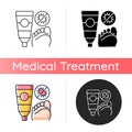 Antifungal cream icon