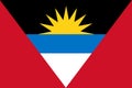 Antigua and Barbuda Flag Royalty Free Stock Photo