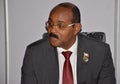 Antigua and Barbuda Prime Minister Gaston Browne Royalty Free Stock Photo