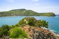 Antigua, Caribbean islands, English harbour international preserve area. view with sailing boats a Royalty Free Stock Photo