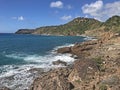 Antigua Coastline as seen from Fort Berkeley