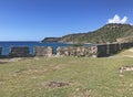 Antigua Coastline as seen from Fort Berkeley Cannon Ports