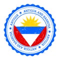 Antigua flag badge.