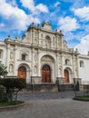Antigua guatemala san francisco el grande church Royalty Free Stock Photo