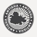 Antigua round logo.