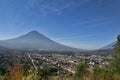 Antigua and volcano Agua, Guatemala, Central America. Royalty Free Stock Photo