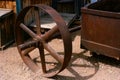 Antigue Iron Wagon Wheel