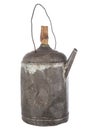 Antigue rusty old oil can Royalty Free Stock Photo