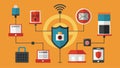 Antiintrusion devices installed around the perimeter detecting and alerting security personnel to any attempted breaches
