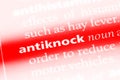 antiknock Royalty Free Stock Photo