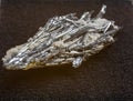 Antimonite crystals Royalty Free Stock Photo