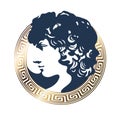 Antinous in the image of God Apollo Royalty Free Stock Photo