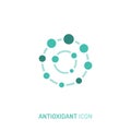 Antioxidant icon. Editable vector illustration in trendy style