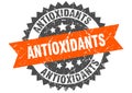 antioxidants round grunge stamp. antioxidants Royalty Free Stock Photo