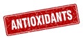 antioxidants sign. antioxidants grunge stamp. Royalty Free Stock Photo