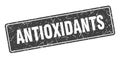 antioxidants sign. antioxidants grunge stamp. Royalty Free Stock Photo