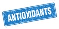 antioxidants sign. antioxidants grunge stamp. Royalty Free Stock Photo